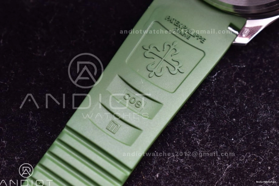 ZF Strap Dial 5168G 324CS Green Aquanaut Rubber 1:1 42mm On Best Edition Green 514 NewStyle SS 1026